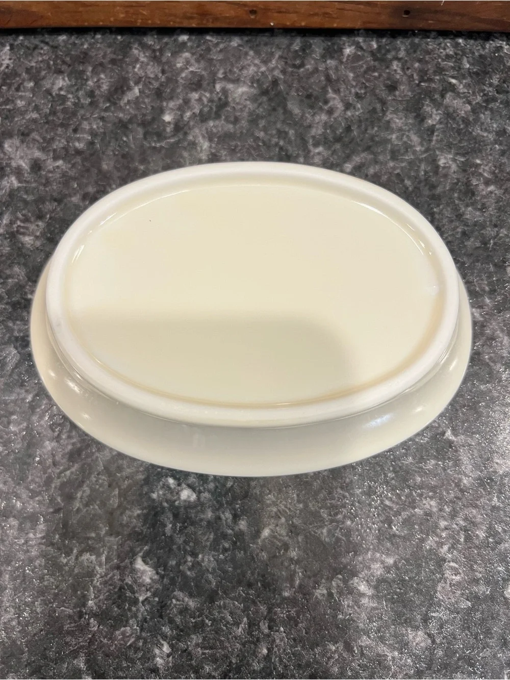 Cream Floral Ceramic Soap Dish